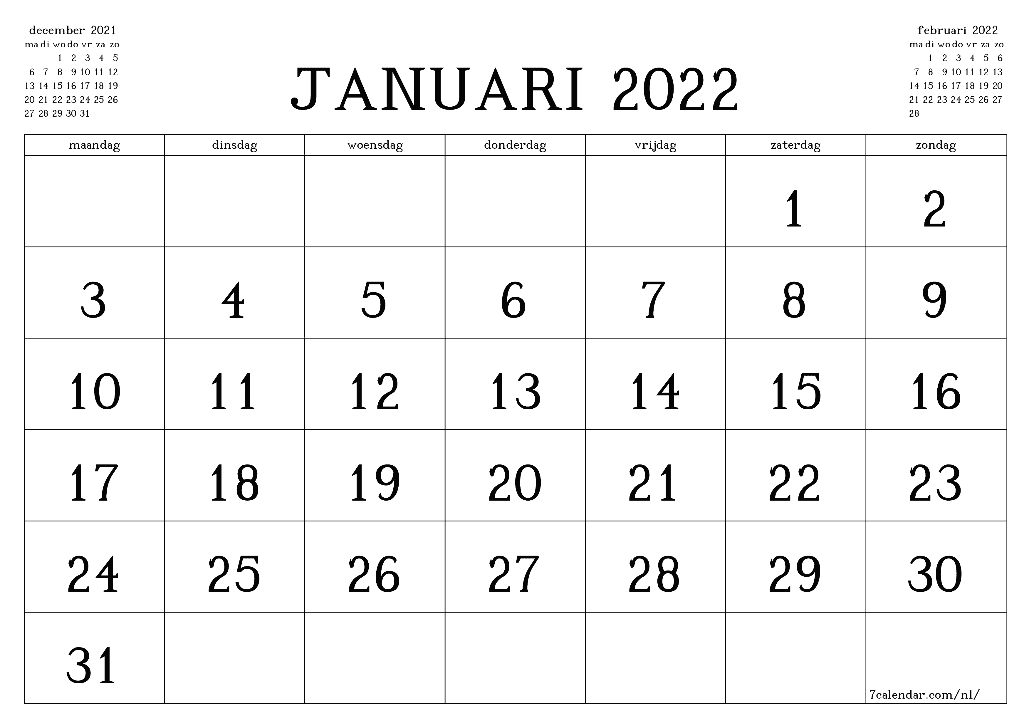 Wijziging vergoeding per 1 januari 2022
